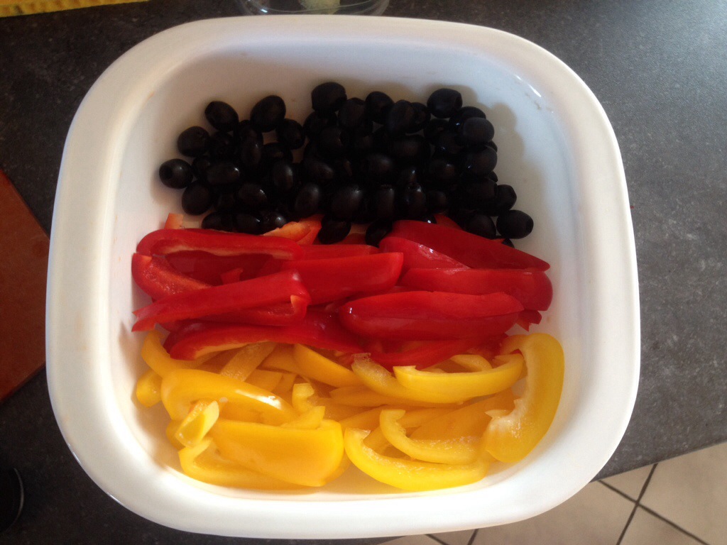 Germany flag side dish for the 4th of July