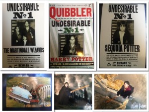 harry potter wanted poster collage
