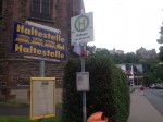 haltstelle train stop sign