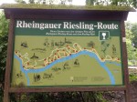 rheingauer riesling route hiking sign