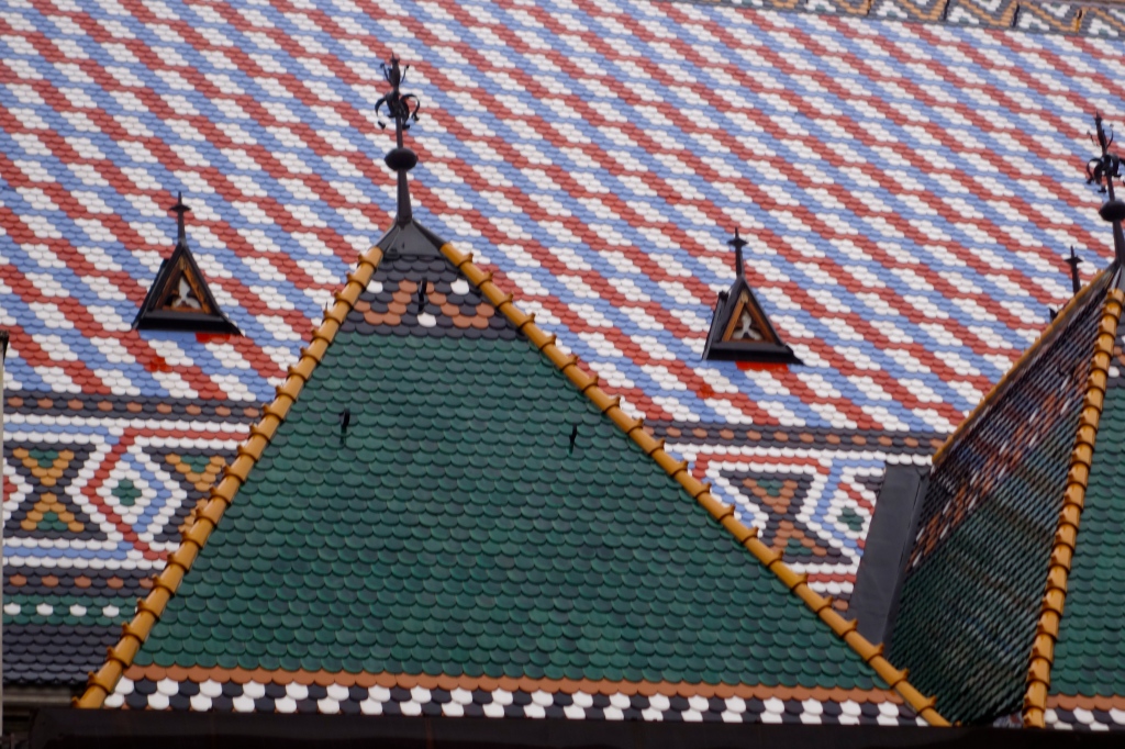 colorful St. Mark's Church roof