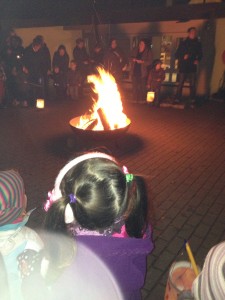 Traditional bonfire