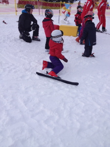 ski lessons in the austrian alps mountains children