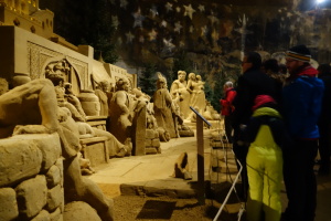 sand nativity europe cave underground