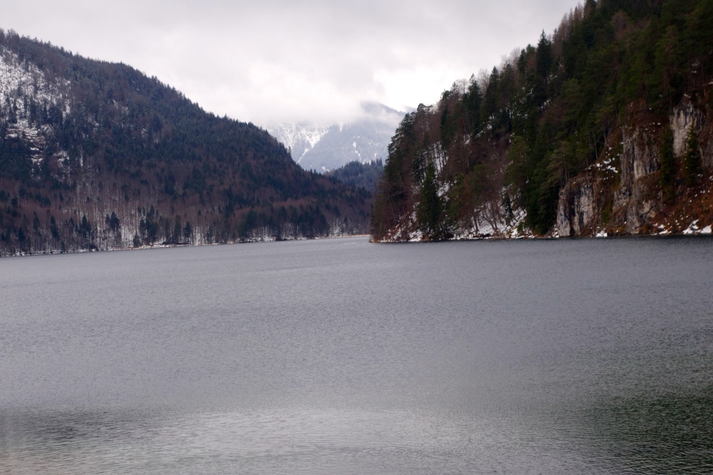 lake at neuschwanstein bavarian germany