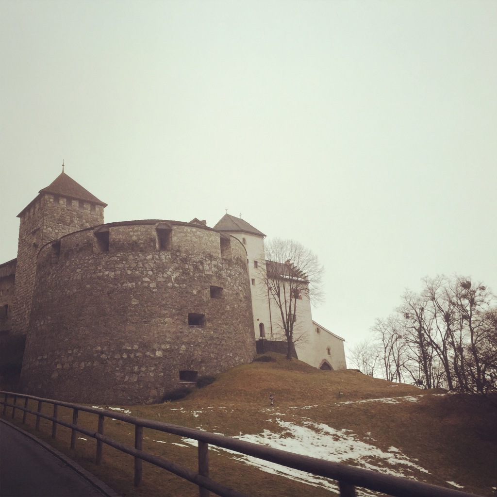 vaduz, stone castle, europe, schloss