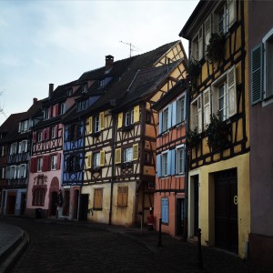 Colmar is colorful even without decorations