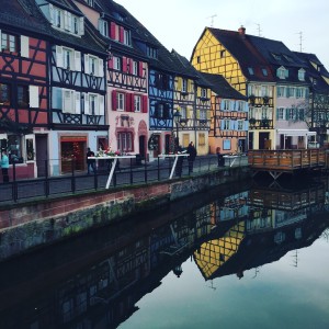 Colmar, France is a beautiful city of canals