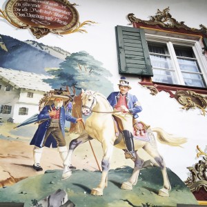 I'll miss the gorgeous paintings on the sides of houses and buildings in Bavaria.