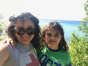 pictured rocks national lakeshore mother daughter